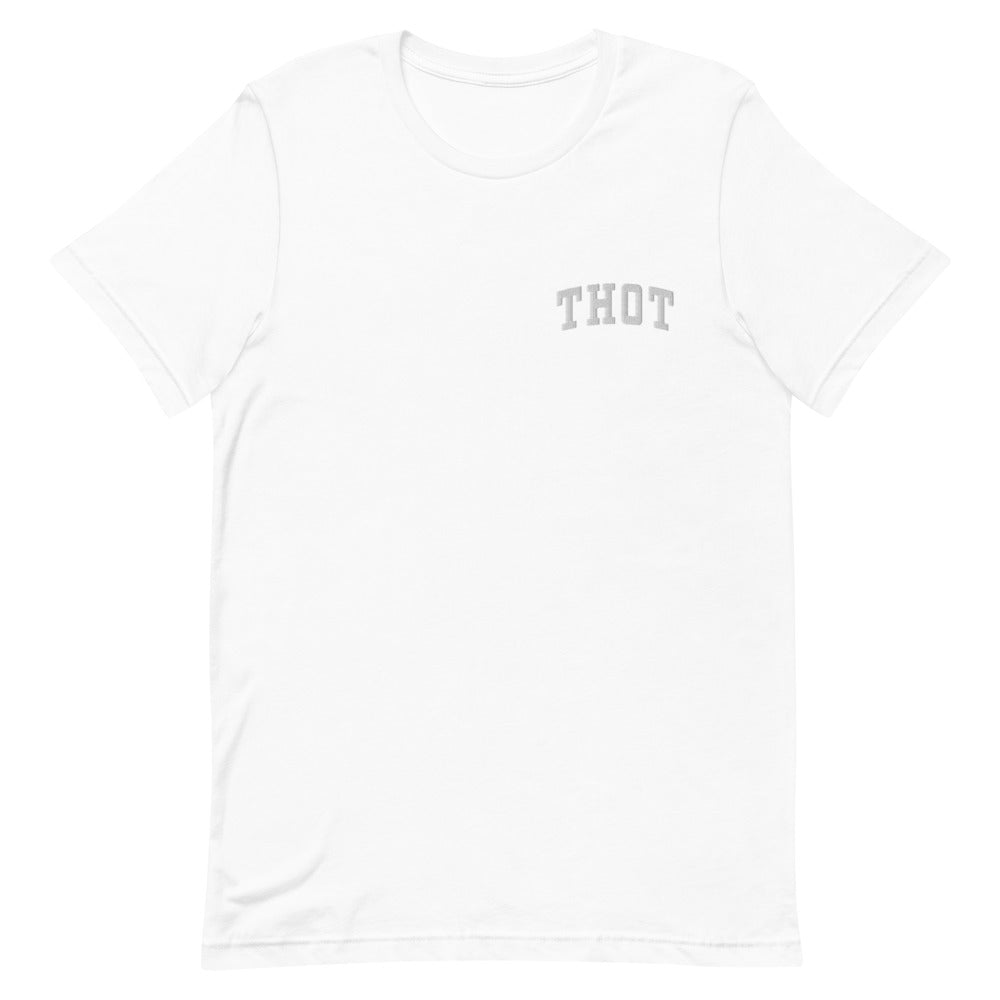 Subtle Stitch White Tee